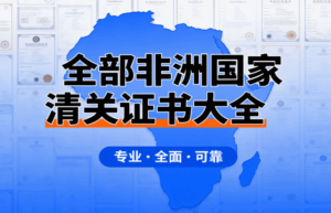 全部非洲国家清关证书大全